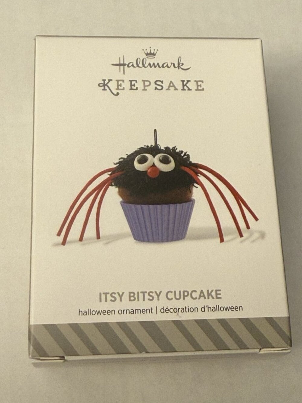 Itsy Bitsy Cupcake Halloween Hallmark Keepsake Ornament 2014 Spider QF05223 MM9
